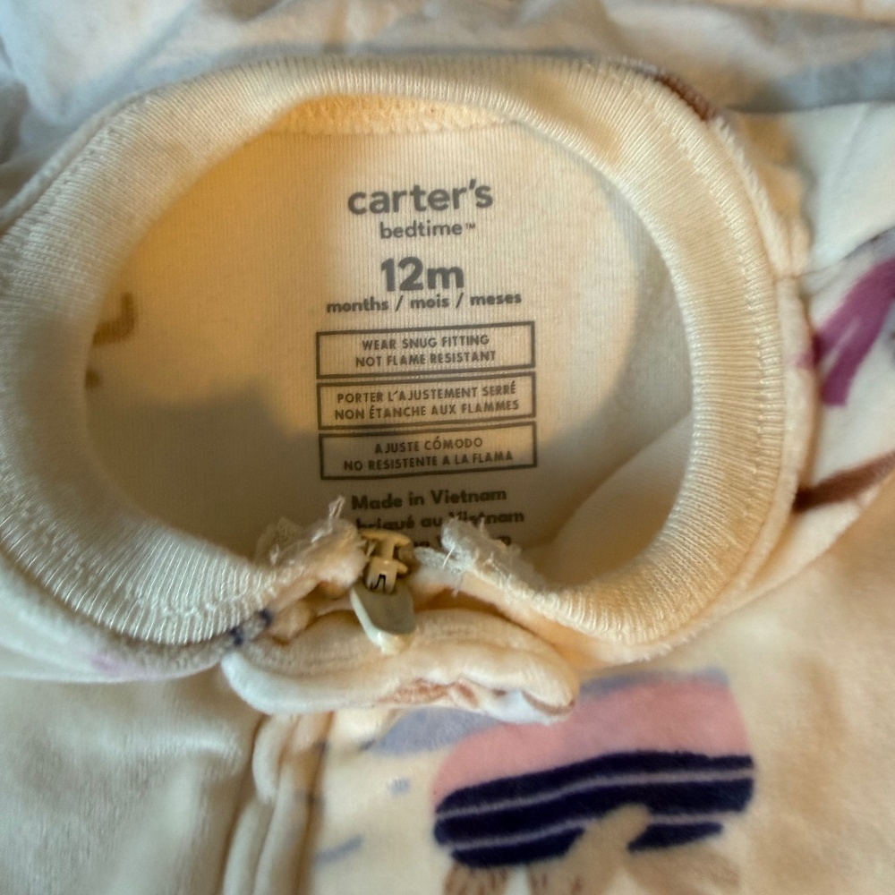 Carter’s Warm Footie PJs - Picture 3 of 5